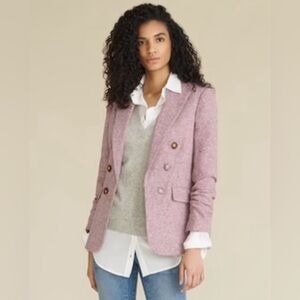 Veronica Beard Beacon Heathered Dickey Jacket, Orchid, size 6, with tags: $275